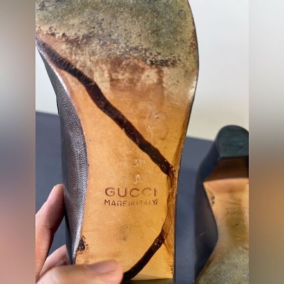 GUCCI - Vintage Leather Loafer - Picture 7 of 10